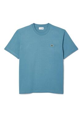 T-shirt Lacoste logo bleu pour homme