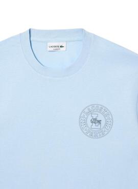 T-shirt Lacoste Logo Lacoste Paris bleu pour homme.