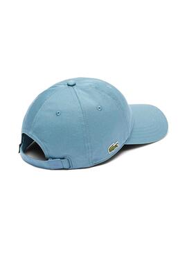 Casquette Lacoste en sergé bleu pour homme et femme