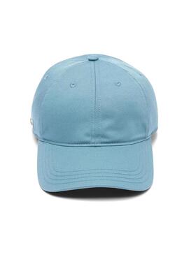Casquette Lacoste en sergé bleu pour homme et femme