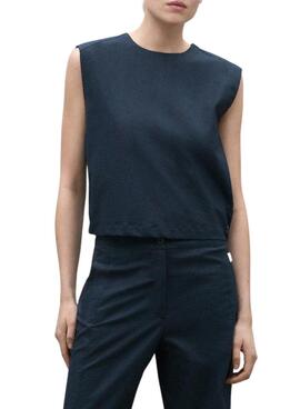 Top Ecoalf Hailey marine pour femme