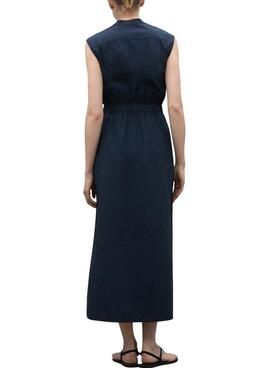 Robe Ecoalf Mika marine pour femme