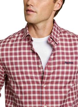 Chemise Pepe Jeans Alfred rouge pour homme