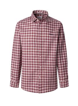 Chemise Pepe Jeans Alfred rouge pour homme