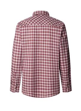 Chemise Pepe Jeans Alfred rouge pour homme