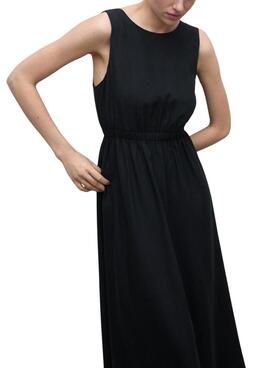 Robe Ecoalf Karl noire pour Femme