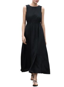 Robe Ecoalf Karl noire pour Femme