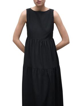 Robe Ecoalf Bossa noire pour femme