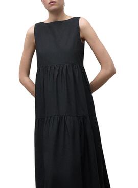 Robe Ecoalf Bossa noire pour femme
