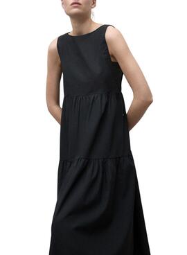 Robe Ecoalf Bossa noire pour femme