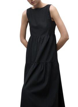Robe Ecoalf Bossa noire pour femme
