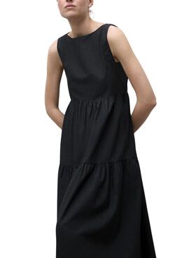 Robe Ecoalf Bossa noire pour femme