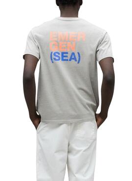 T-shirt Ecoalf Emer gris pour homme