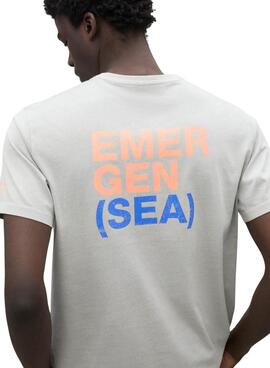 T-shirt Ecoalf Emer gris pour homme