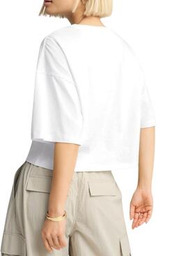 T-shirt Puma Leo Luxe blanc pour femme