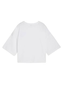T-shirt Puma Leo Luxe blanc pour femme