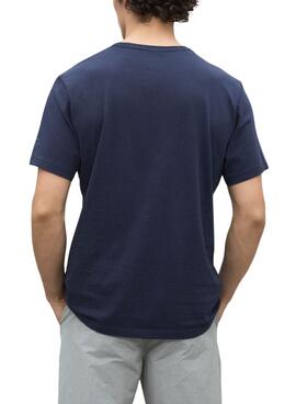 Maillot Ecoalf Almera marine pour homme.