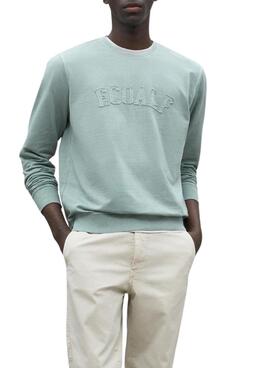 Sweatshirt Ecoalf Koloa verte pour homme