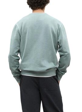 Sweatshirt Ecoalf Bardera verte pour homme