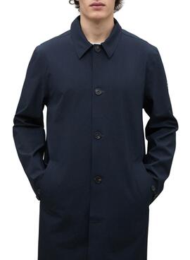 Trench-coat Ecoalf. Nimega marine pour homme
