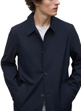 Trench-coat Ecoalf. Nimega marine pour homme