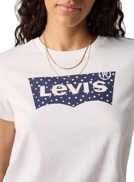 T-shirt blanche Levi's Perfect pour femme.
