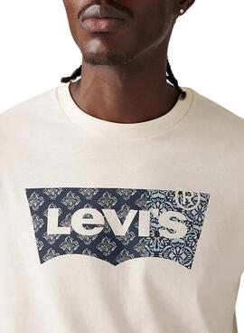 T-shirt Levis Classic Graphic beige pour homme
