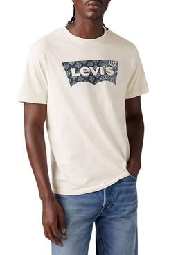 T-shirt Levis Classic Graphic beige pour homme