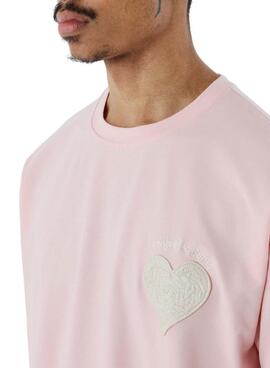 T-shirt Project X Paris Coeur bleu pour homme
