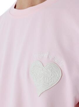 T-shirt Project X Paris Coeur bleu pour homme