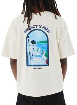 T-shirt Project X Paris Santorini beige pour homme