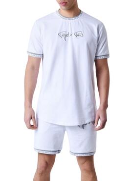Maillot Project X Paris logo brodé blanc pour hommes