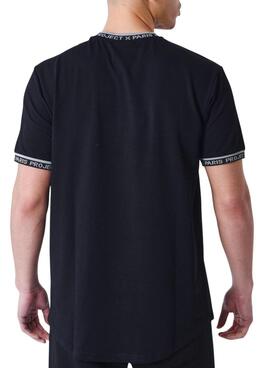 T-shirt Project X Paris logo brodé noir pour homme.