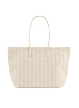 Sac Lacoste Zely avec portefeuille beige pour femme