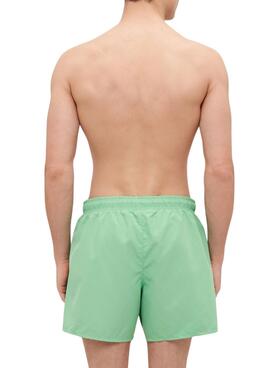Maillot de bain Lacoste vert à séchage rapide pour homme