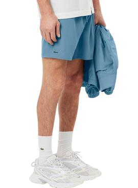 Maillot de bain Lacoste bleu à séchage rapide pour homme