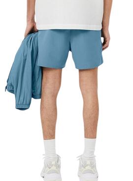 Maillot de bain Lacoste bleu à séchage rapide pour homme