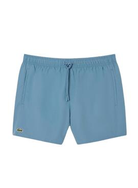 Maillot de bain Lacoste bleu à séchage rapide pour homme