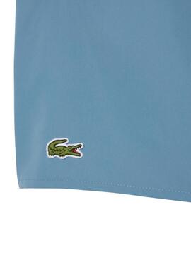 Maillot de bain Lacoste bleu à séchage rapide pour homme
