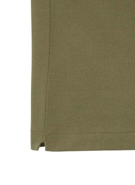 Polo Lacoste Piqué L.12.12 pour homme vert kaki