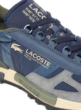 Baskets Lacoste pour homme Elite Active marine