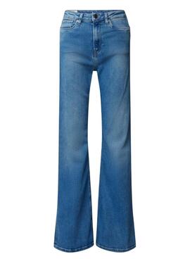 Jean Pepe Jeans Flare bleu pour femme