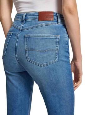 Jean Pepe Jeans Flare bleu pour femme