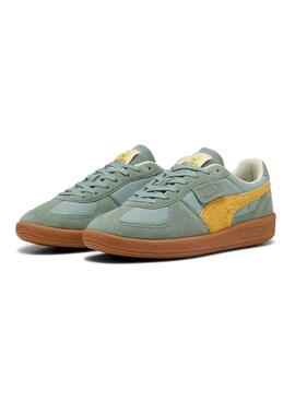 Chaussures Puma Palermo vertes pour homme