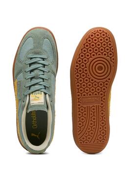 Chaussures Puma Palermo vertes pour homme