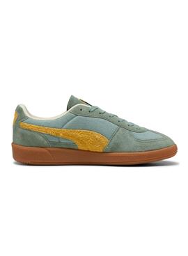 Chaussures Puma Palermo vertes pour homme