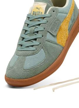 Chaussures Puma Palermo vertes pour homme