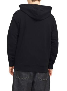 Sudadera Jack and Jones Simon noire pour homme.