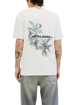 Maillot Jack and Jones Hawaii beige pour homme