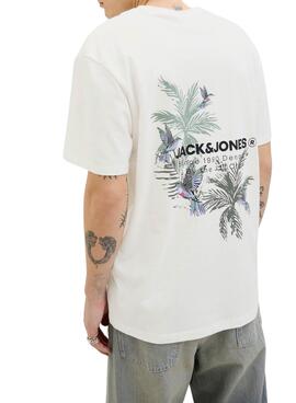 Maillot Jack and Jones Hawaii beige pour homme